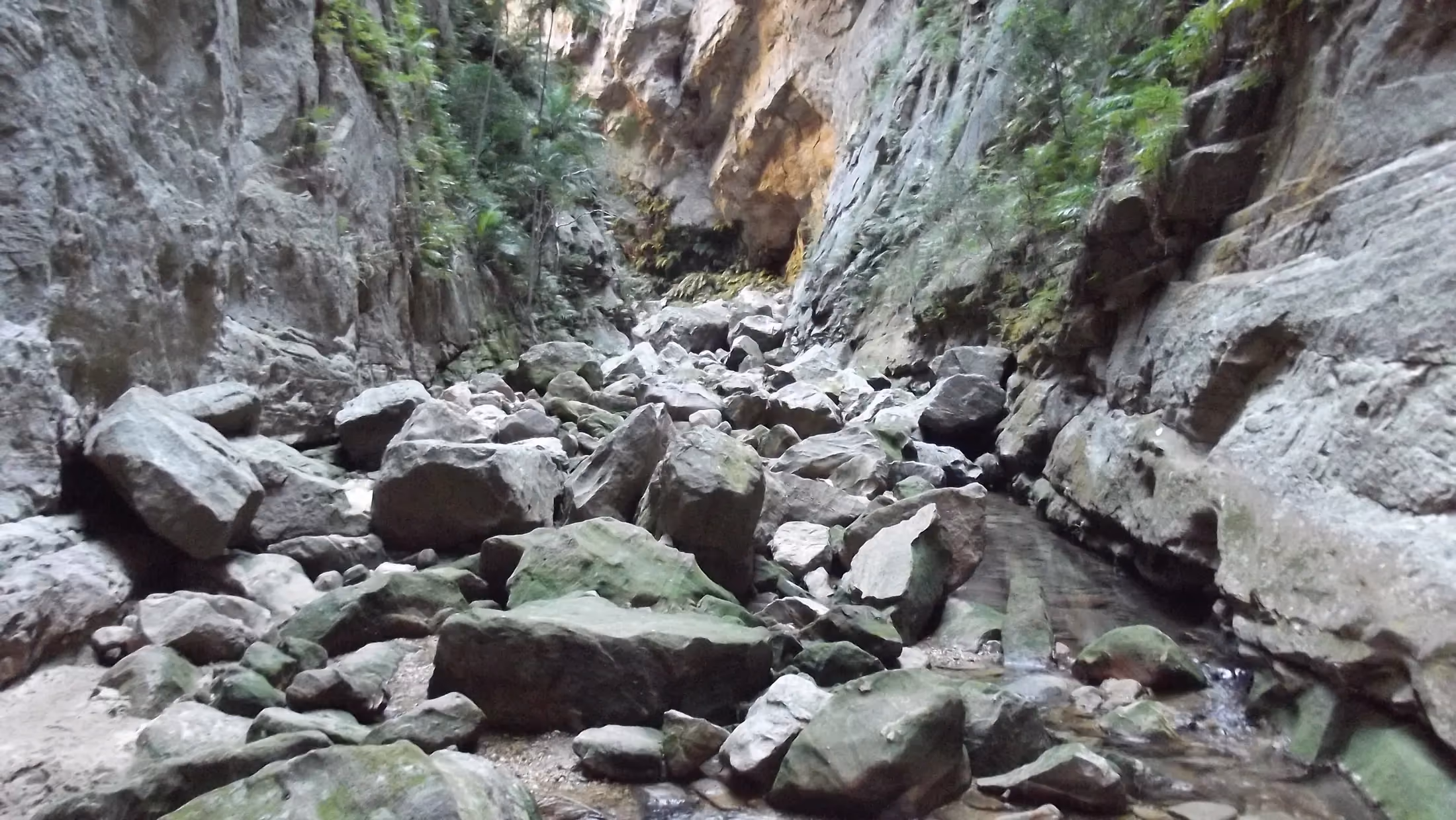 Sandstone canyon of Isalo National Park in Southern Madagascar