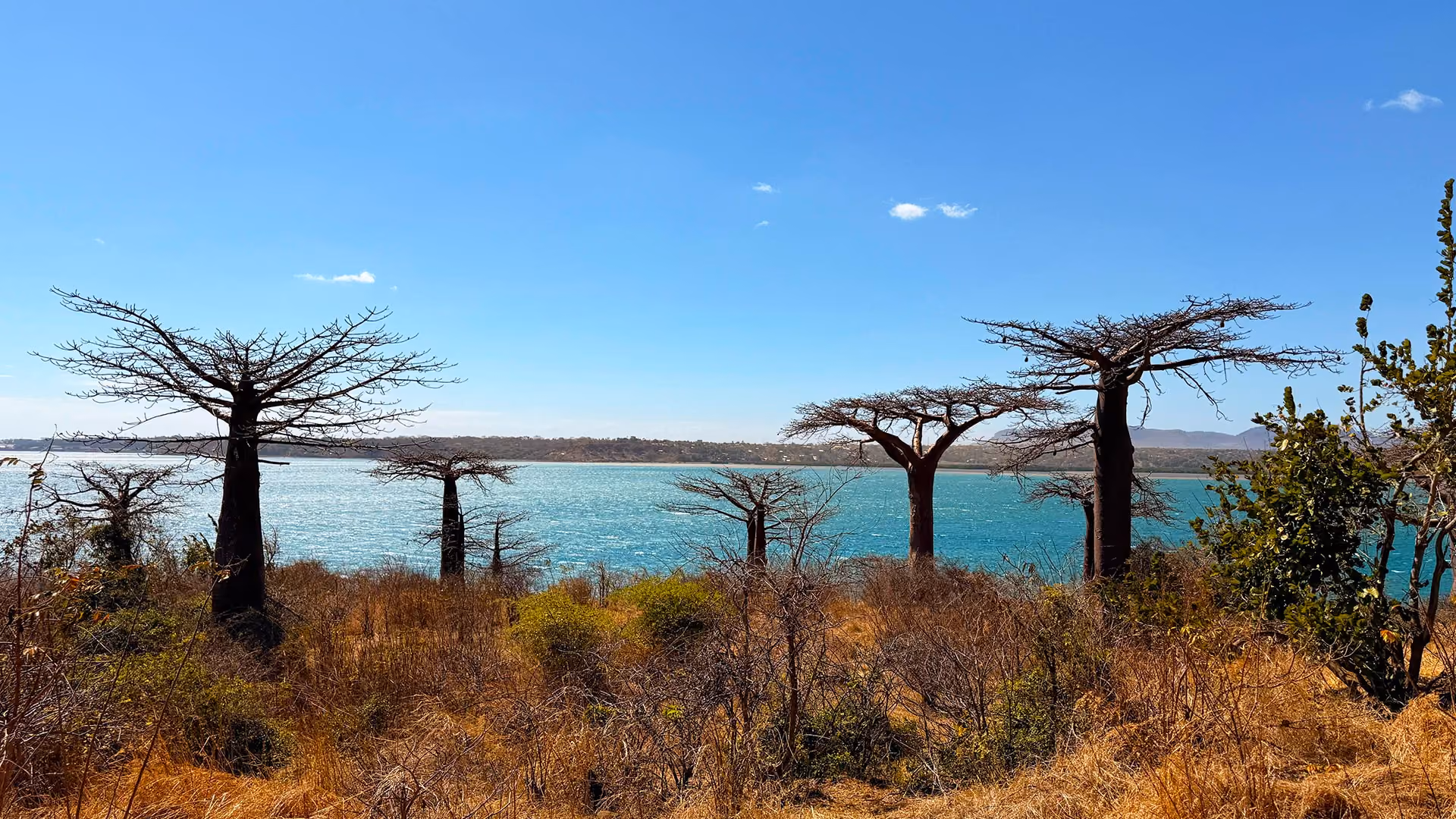 Bay and hills around Antsiranana, start of the Northern Madagascar tour